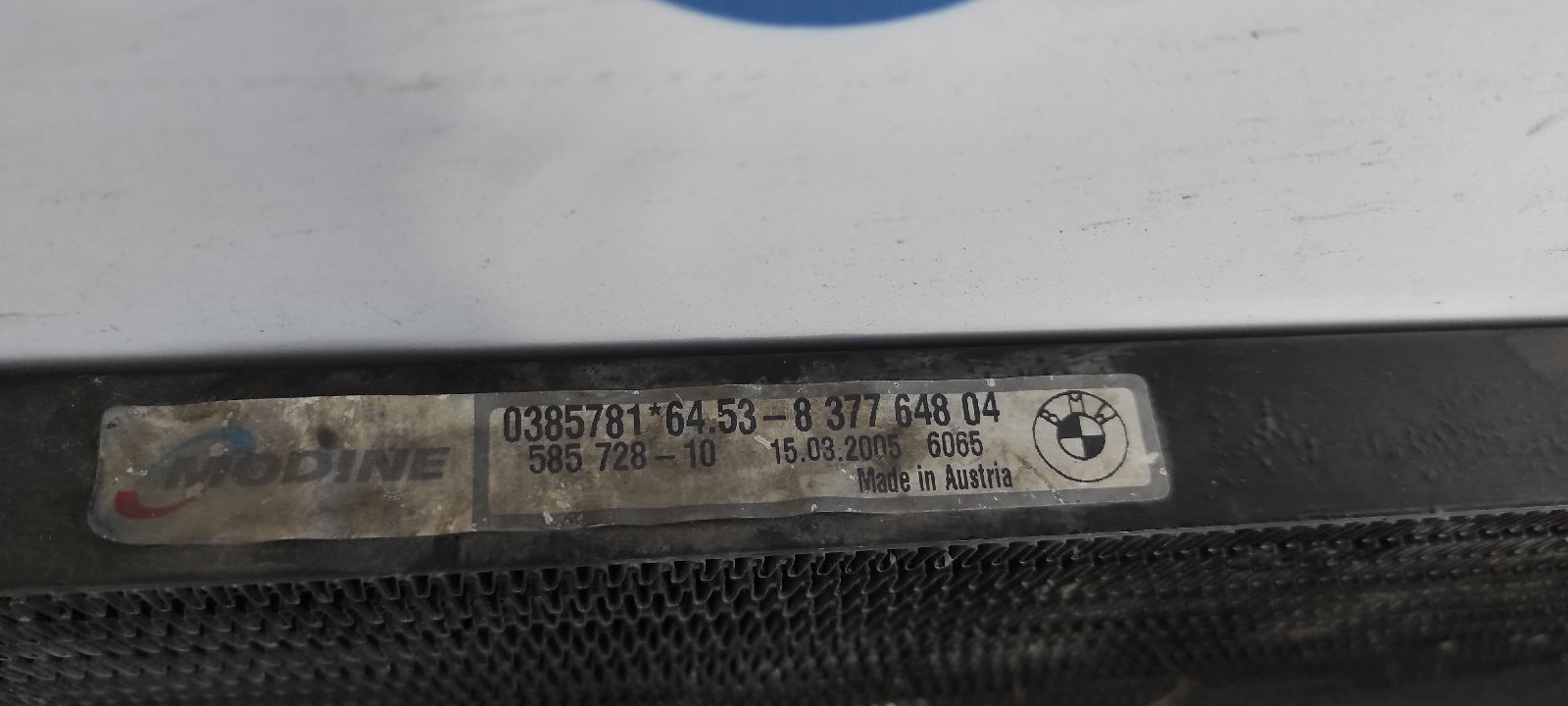 CONDENSADOR / RADIADOR  AIRE ACONDICIONADO BMW X3 (E83) - vista 3