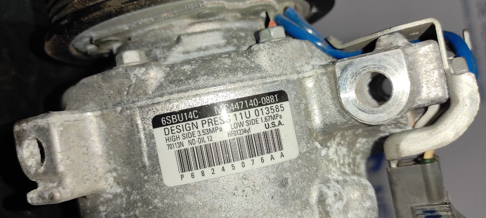 COMPRESOR AIRE ACONDICIONADO JEEP COMPASS II - vista 6