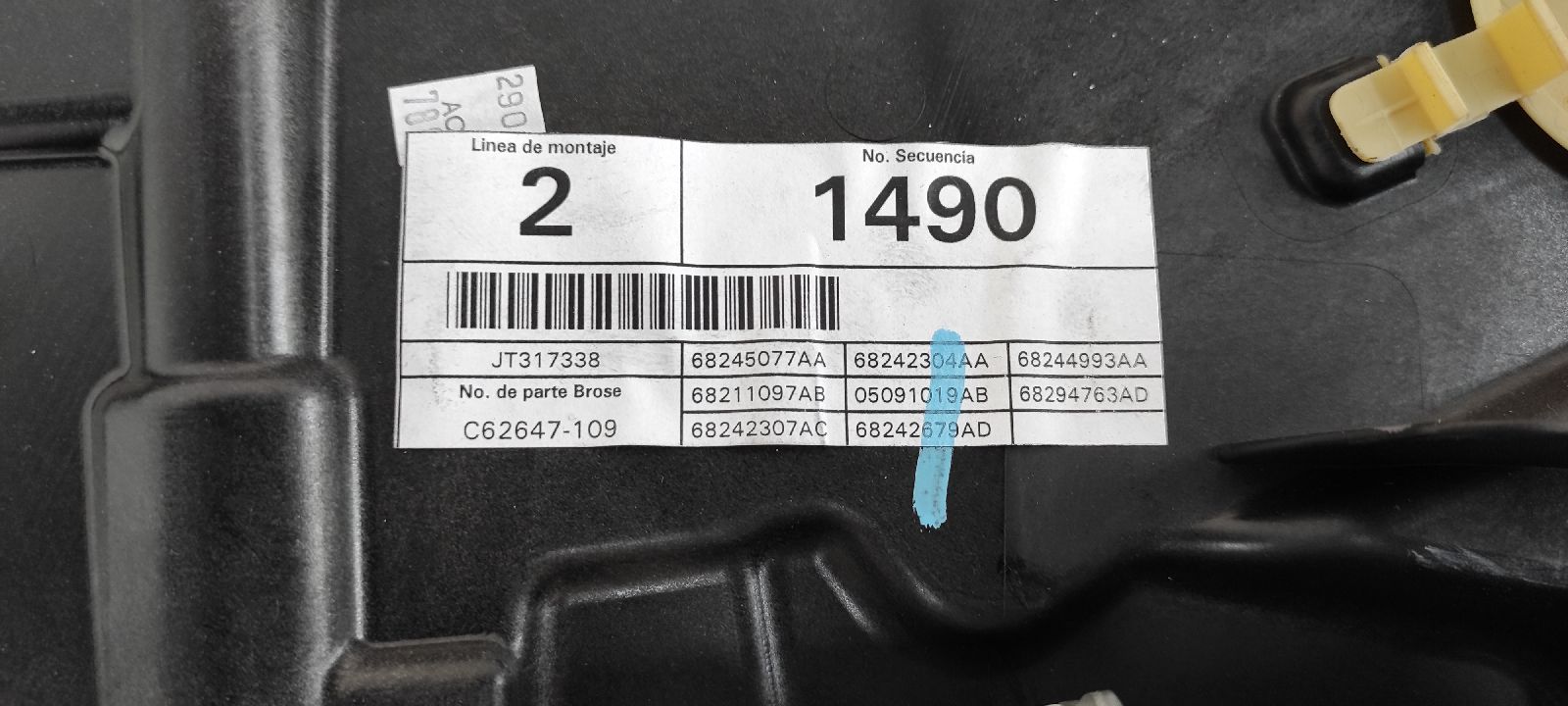 ELEVALUNAS DELANTERO IZQUIERDO JEEP COMPASS II - vista 4