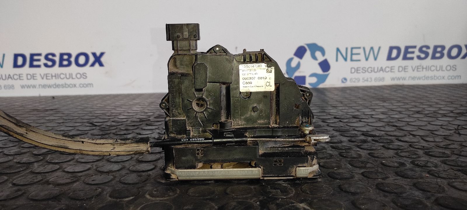 CERRADURA PUERTA DELANTERA DERECHA PEUGEOT BOXER CAJA ABIERTA (BAT. 4035)(333/335)(2007 =>)