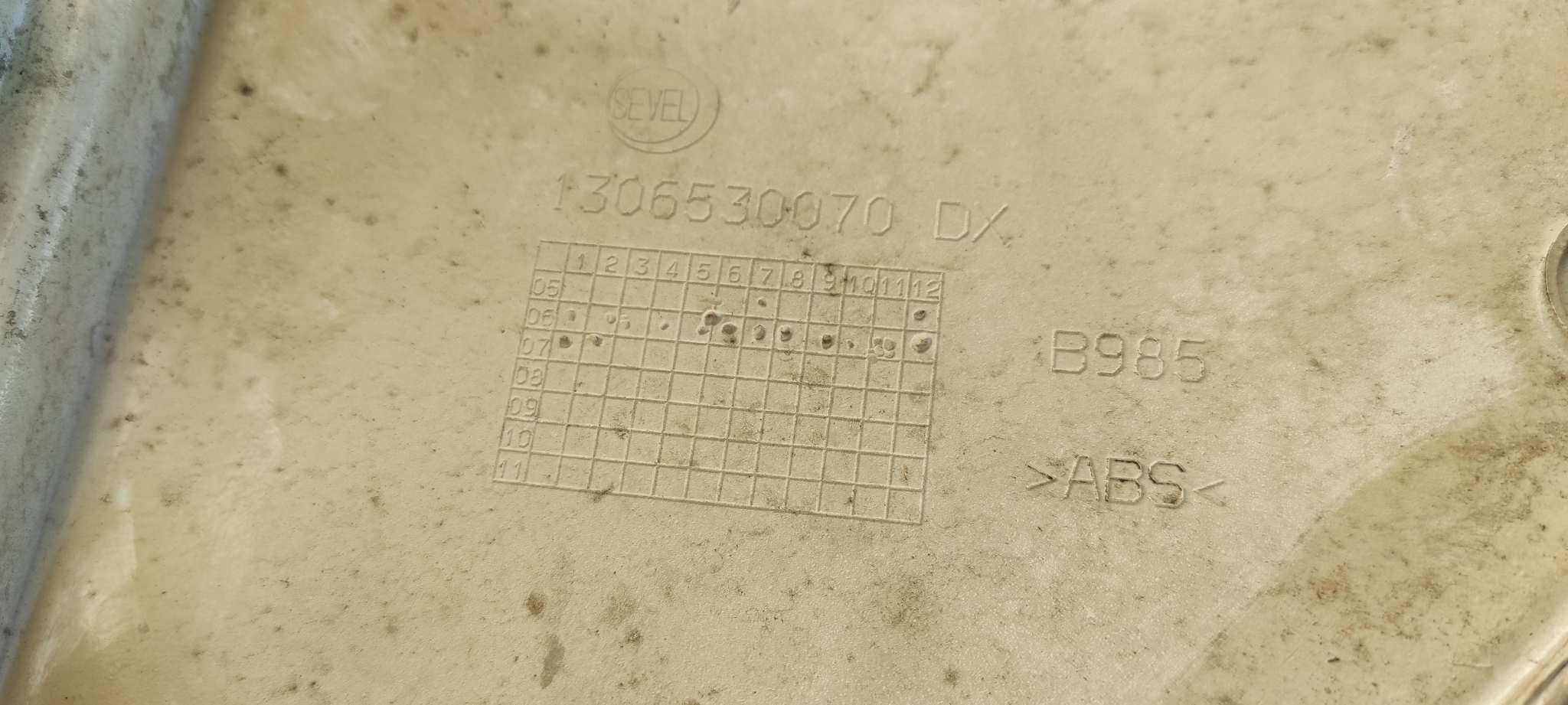 MOLDURA PEUGEOT BOXER CAJA ABIERTA (BAT. 4035)(333/335)(2007 =>) - vista 3