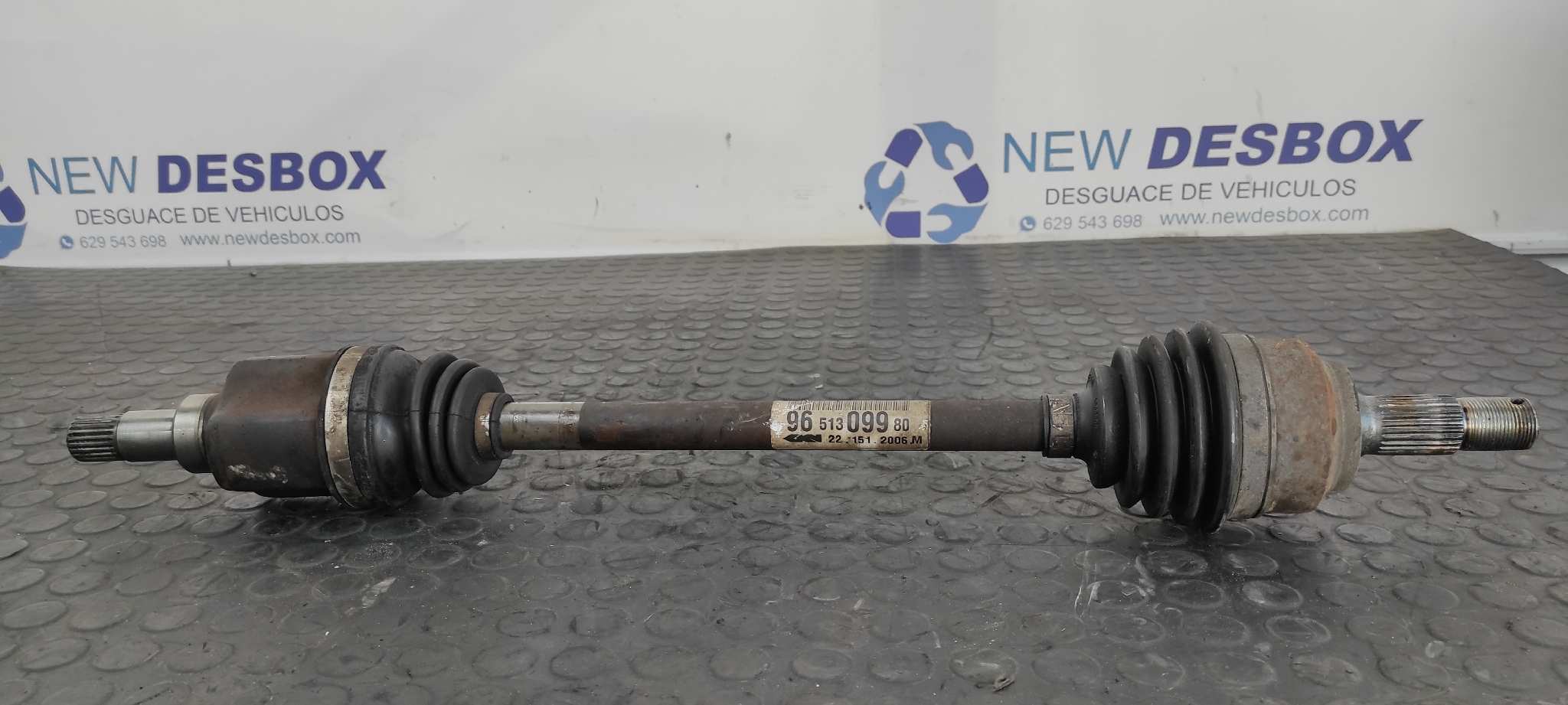 TRANSMISION DELANTERA IZQUIERDA PEUGEOT 207