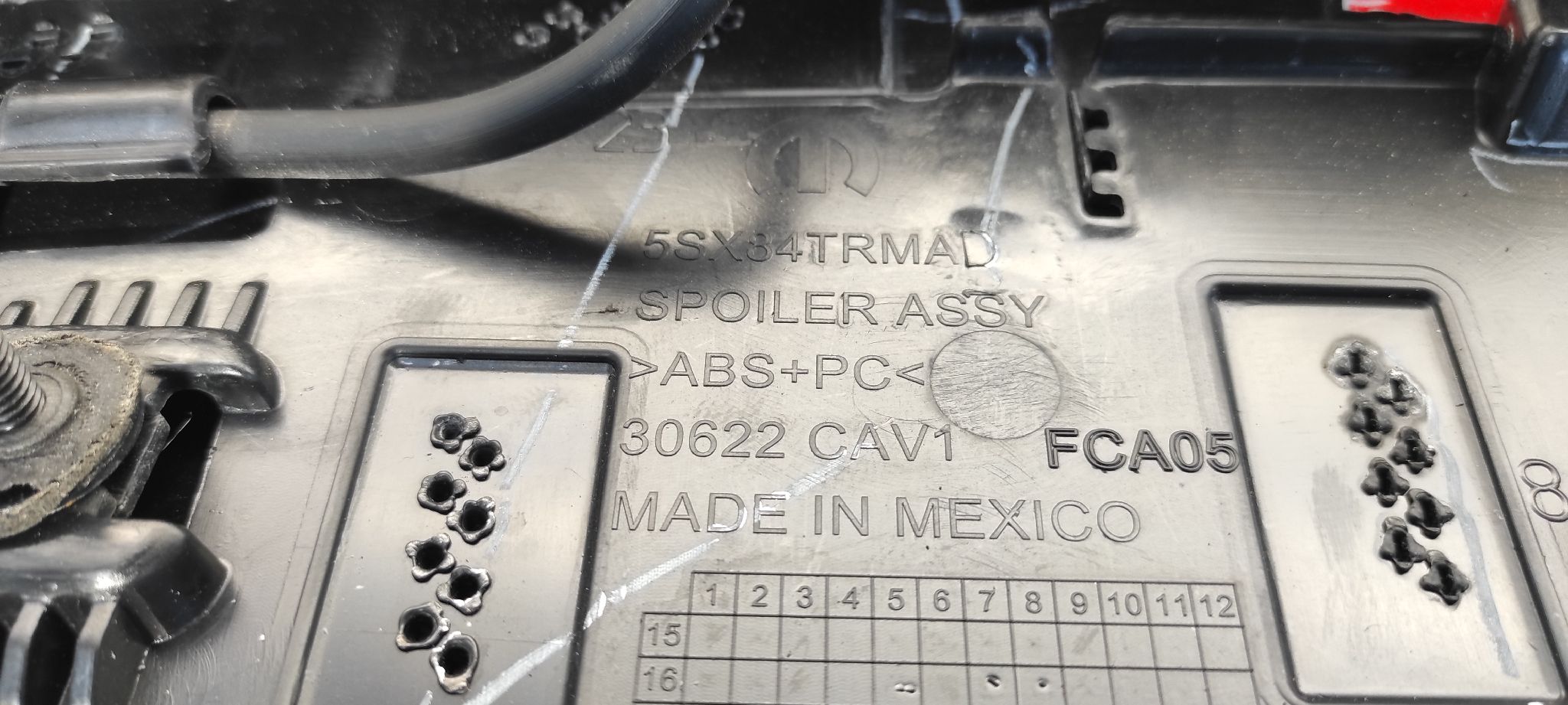 ALERON TRASERO JEEP COMPASS II - vista 8