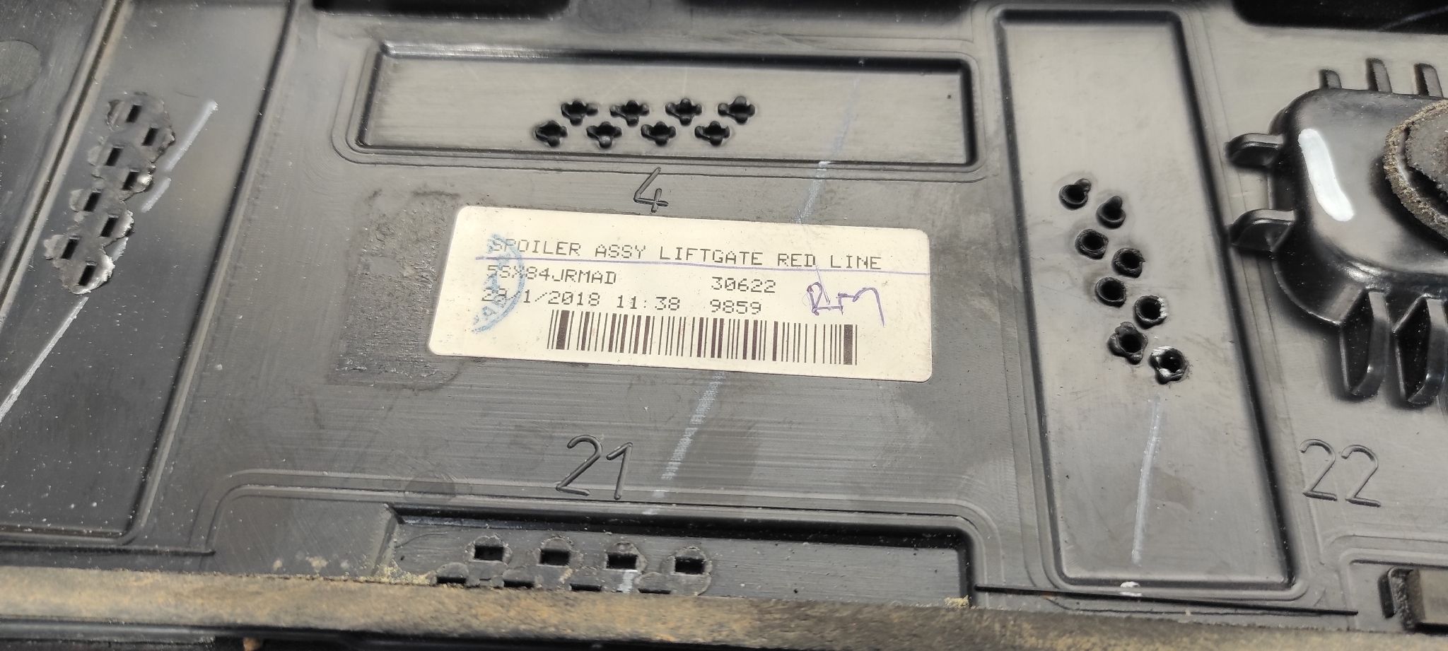 ALERON TRASERO JEEP COMPASS II - vista 3