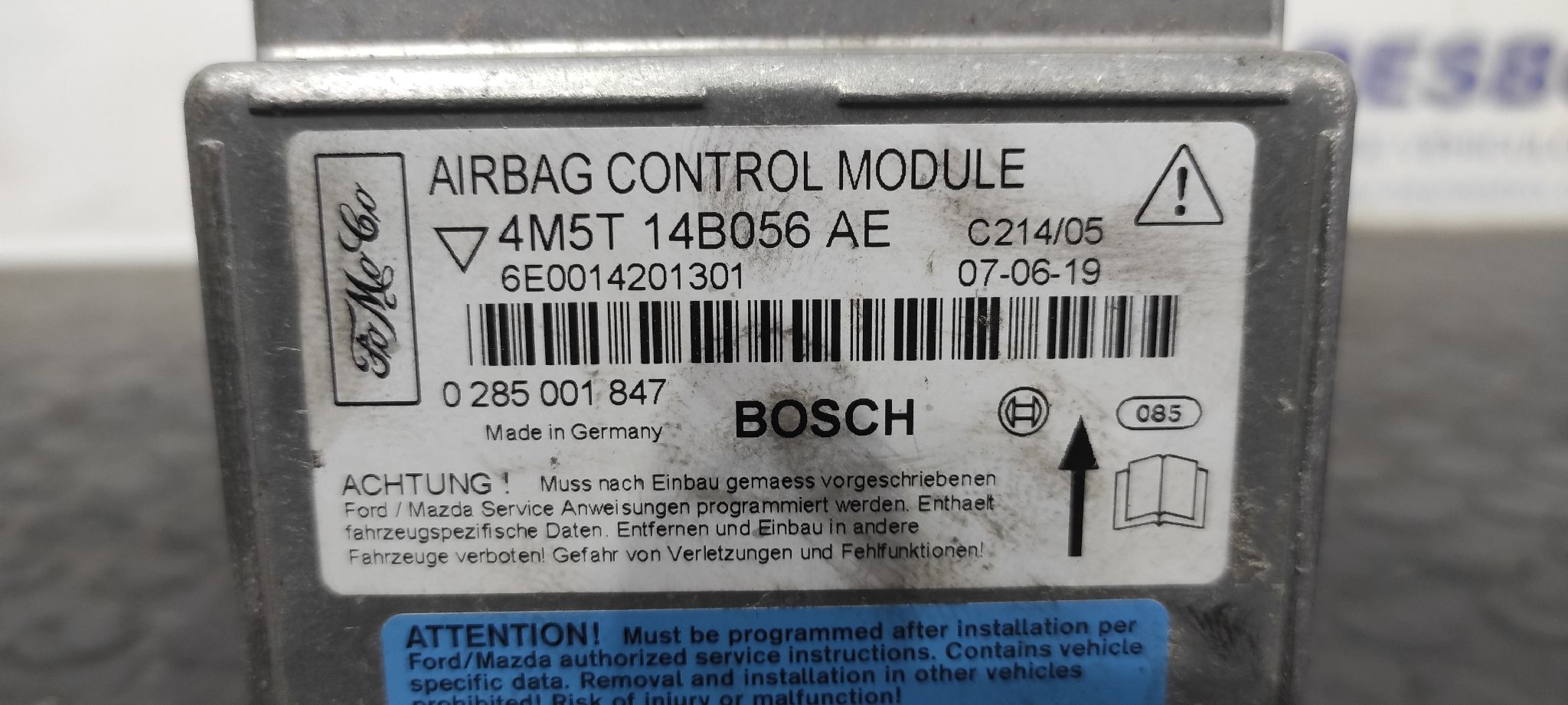 CENTRALITA AIRBAG FORD FOCUS C-MAX (CAP) - vista 4