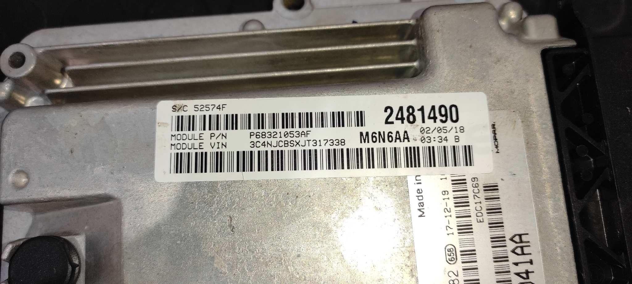 CENTRALITA MOTOR UCE JEEP COMPASS II - vista 6