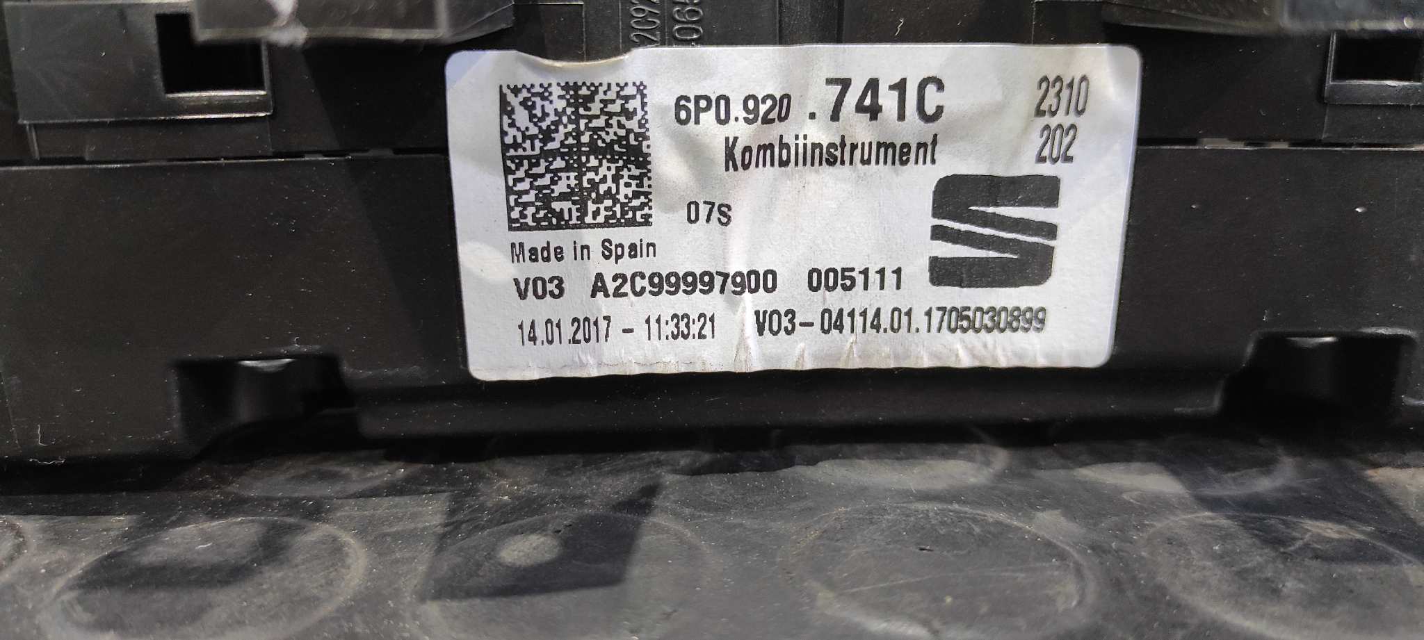 CUADRO INSTRUMENTOS SEAT IBIZA SC (6P5) - vista 5