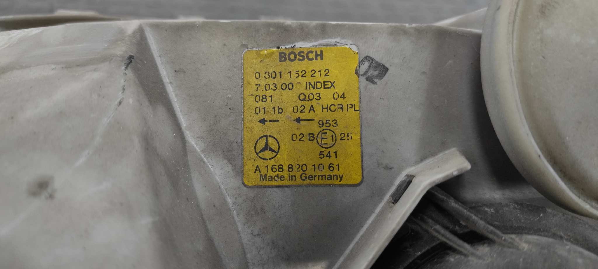 FARO DERECHO MERCEDES-BENZ CLASE A (W168) - vista 3