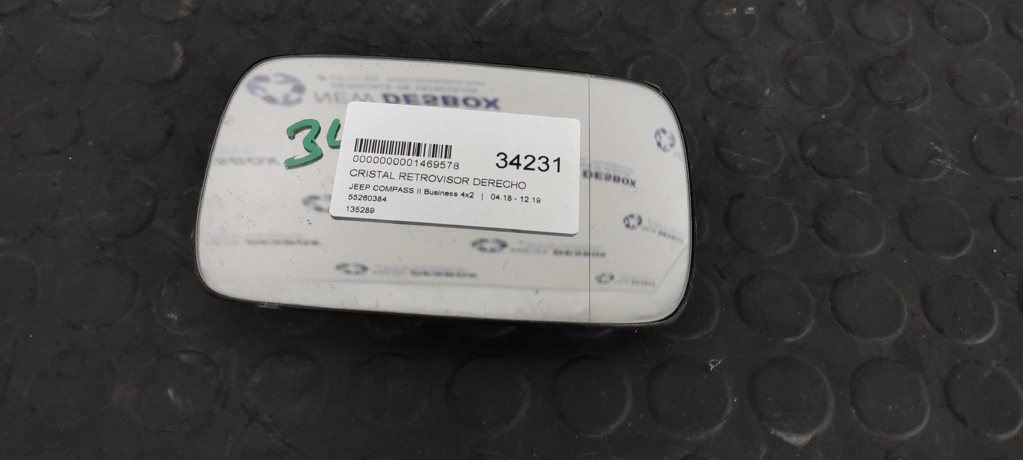 CRISTAL RETROVISOR DERECHO JEEP COMPASS II