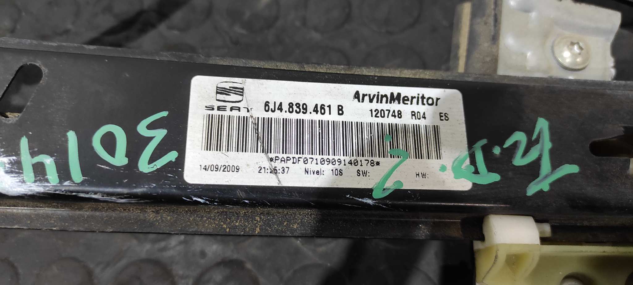 ELEVALUNAS TRASERO IZQUIERDO SEAT IBIZA SC (6J1) - vista 4