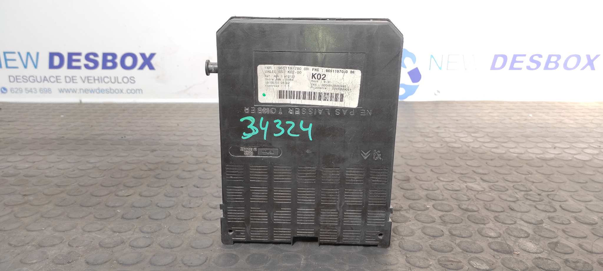 CENTRALITA BSI PEUGEOT 307 BREAK / SW (S1) - vista 4