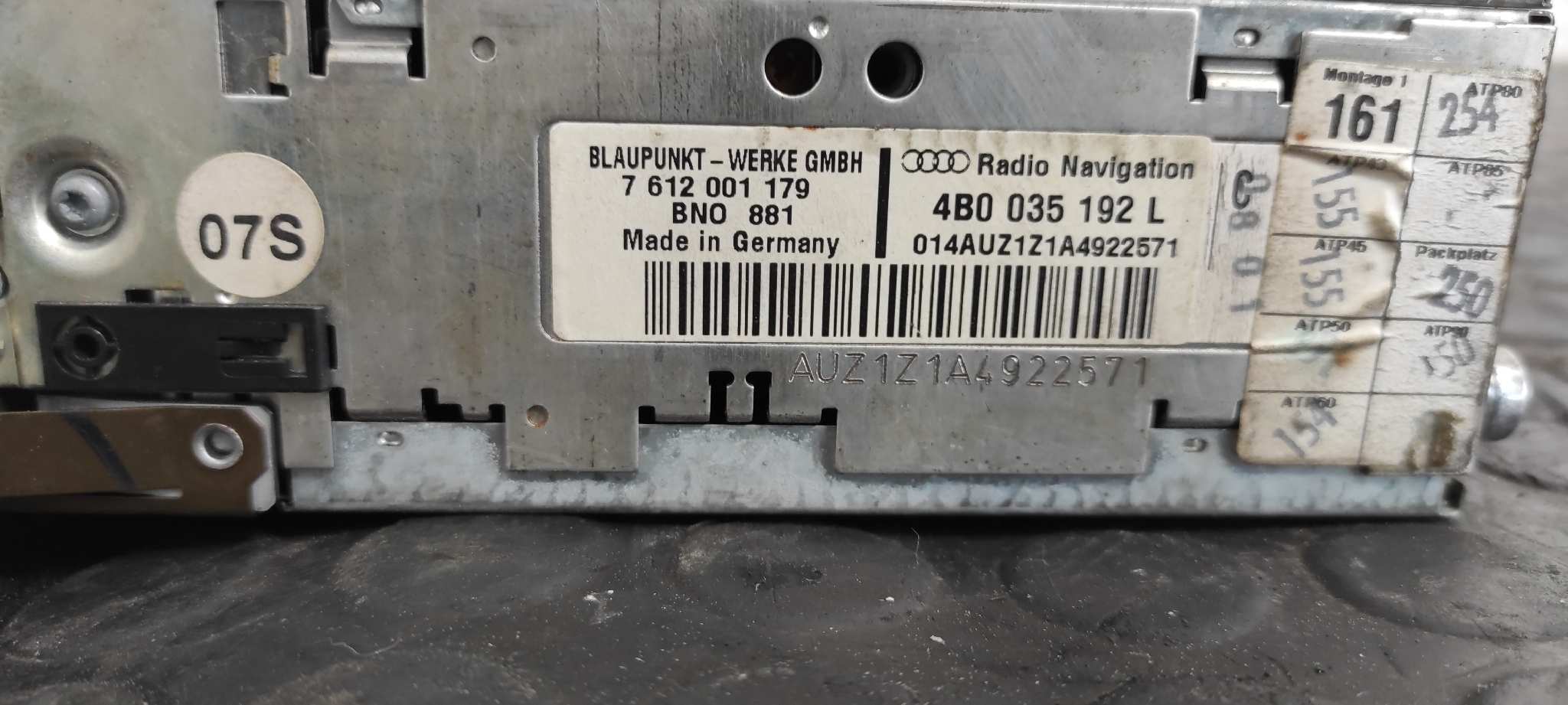 SISTEMA NAVEGACION GPS AUDI A6 BERLINA (4B2) - vista 8