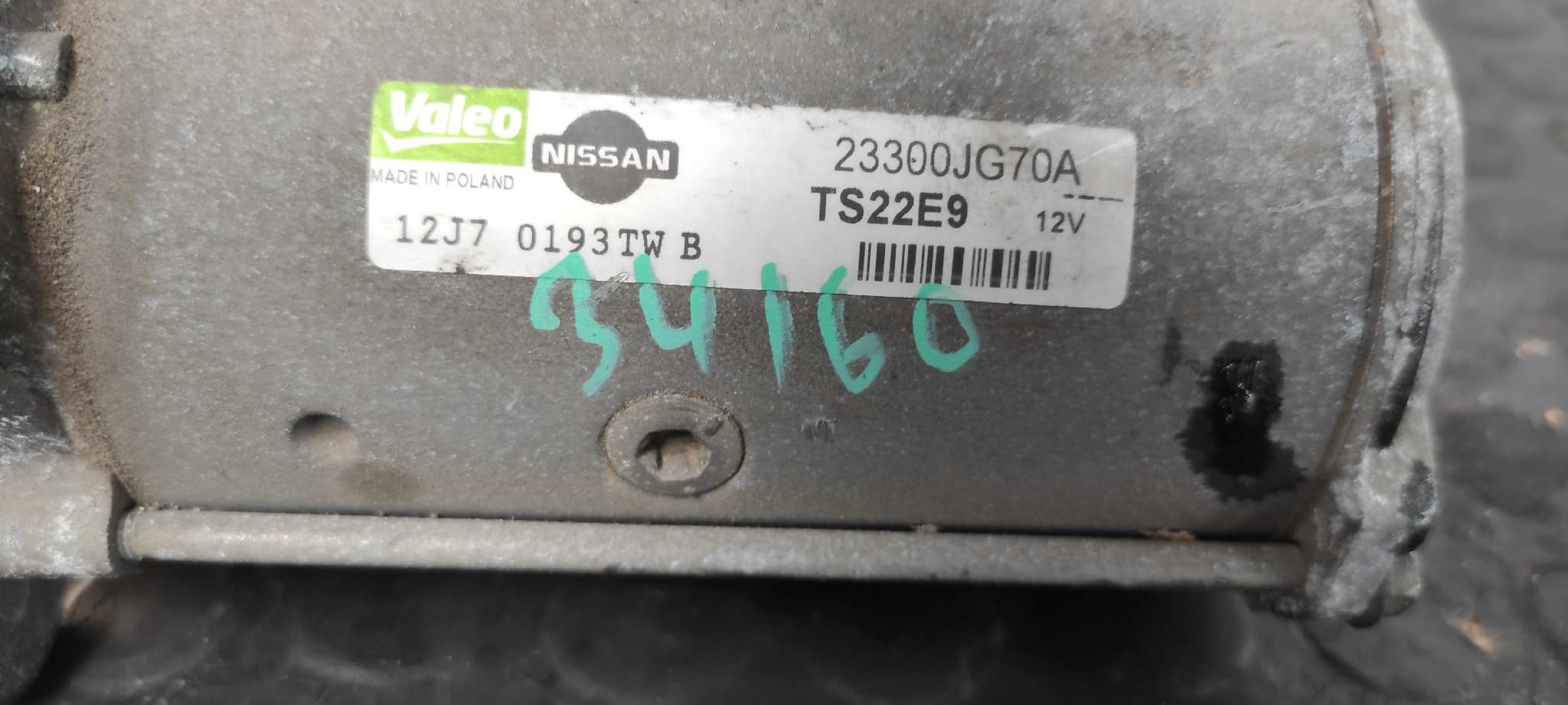 MOTOR ARRANQUE NISSAN QASHQAI (J10) - vista 2