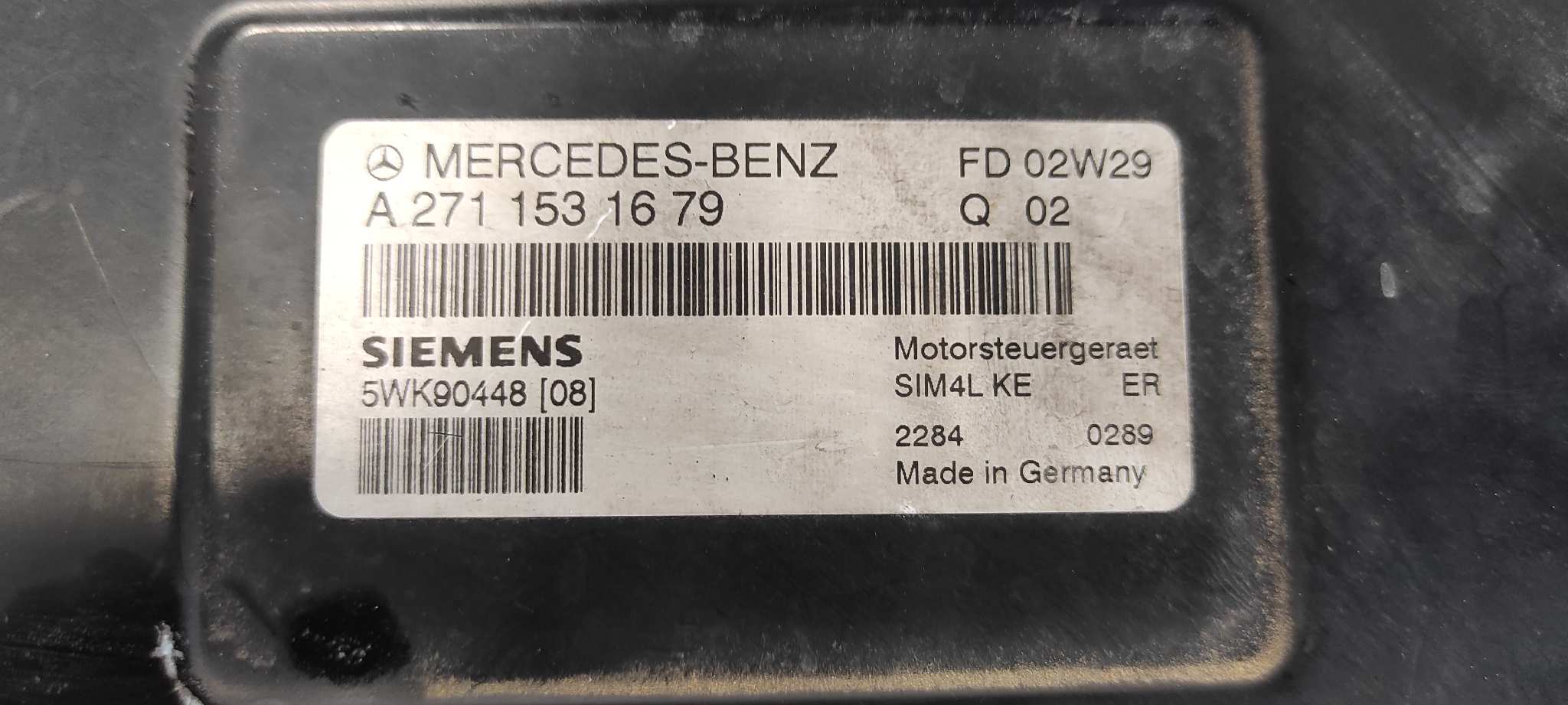 CENTRALITA MOTOR UCE MERCEDES-BENZ CLASE C (W203) SPORTCOUPE - vista 5