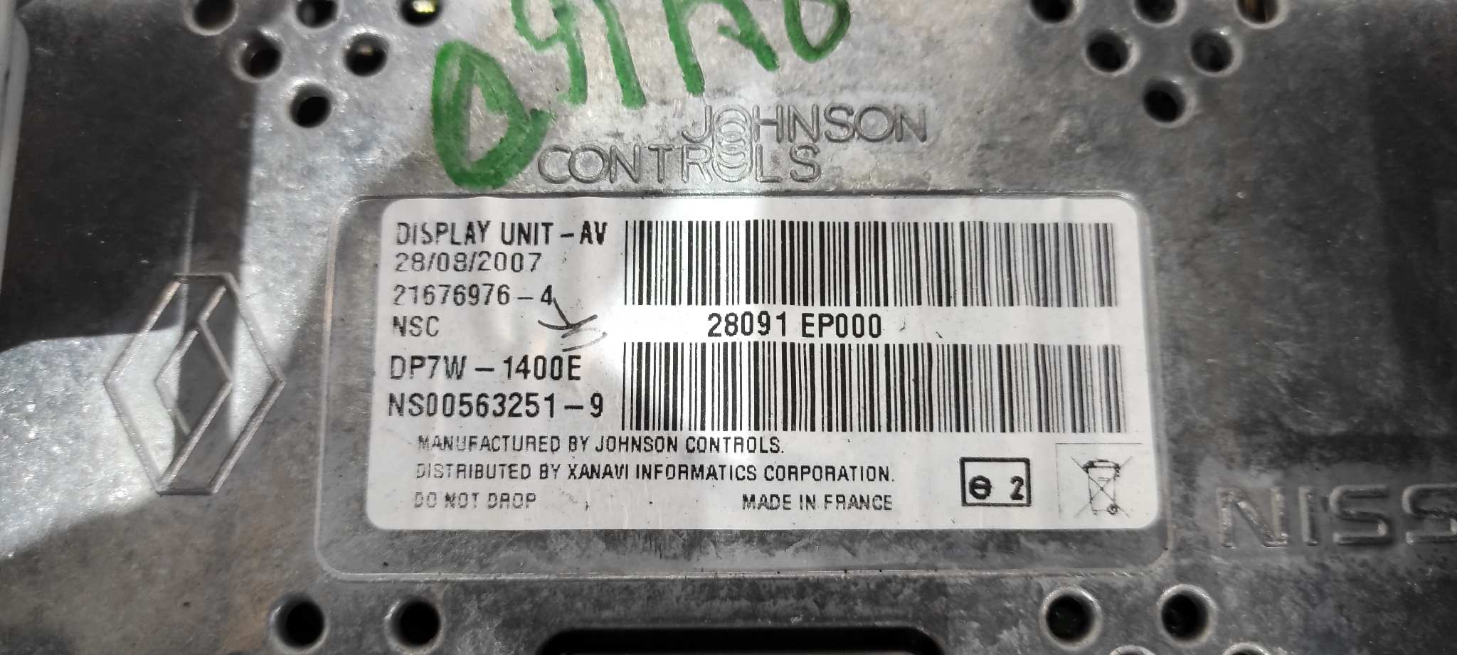 PANTALLA MULTIFUNCION NISSAN QASHQAI (J10) - vista 8