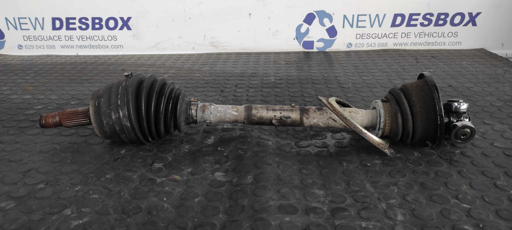 TRANSMISION DELANTERA IZQUIERDA RENAULT MASTER DOBLE CABINE, CAJA ABIERTA/CHASIS