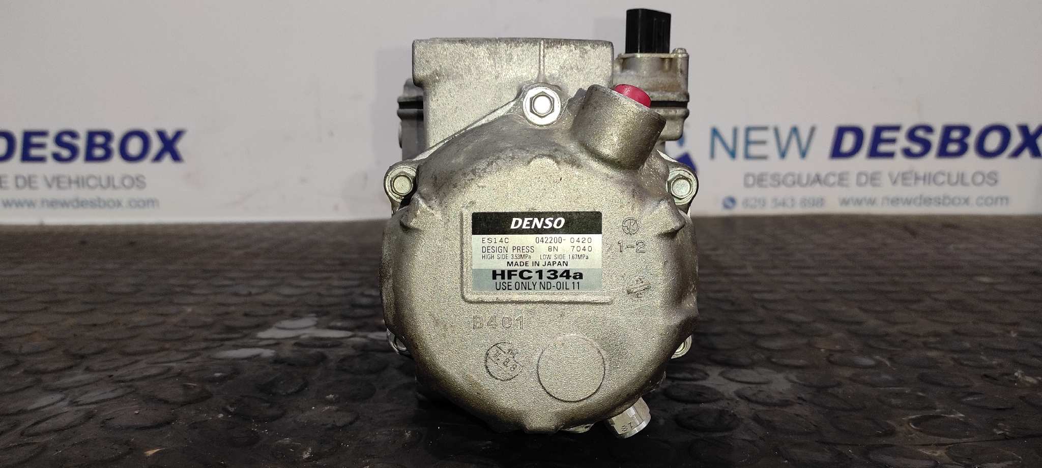 COMPRESOR AIRE ACONDICIONADO TOYOTA PRIUS (NHW30) - vista 4