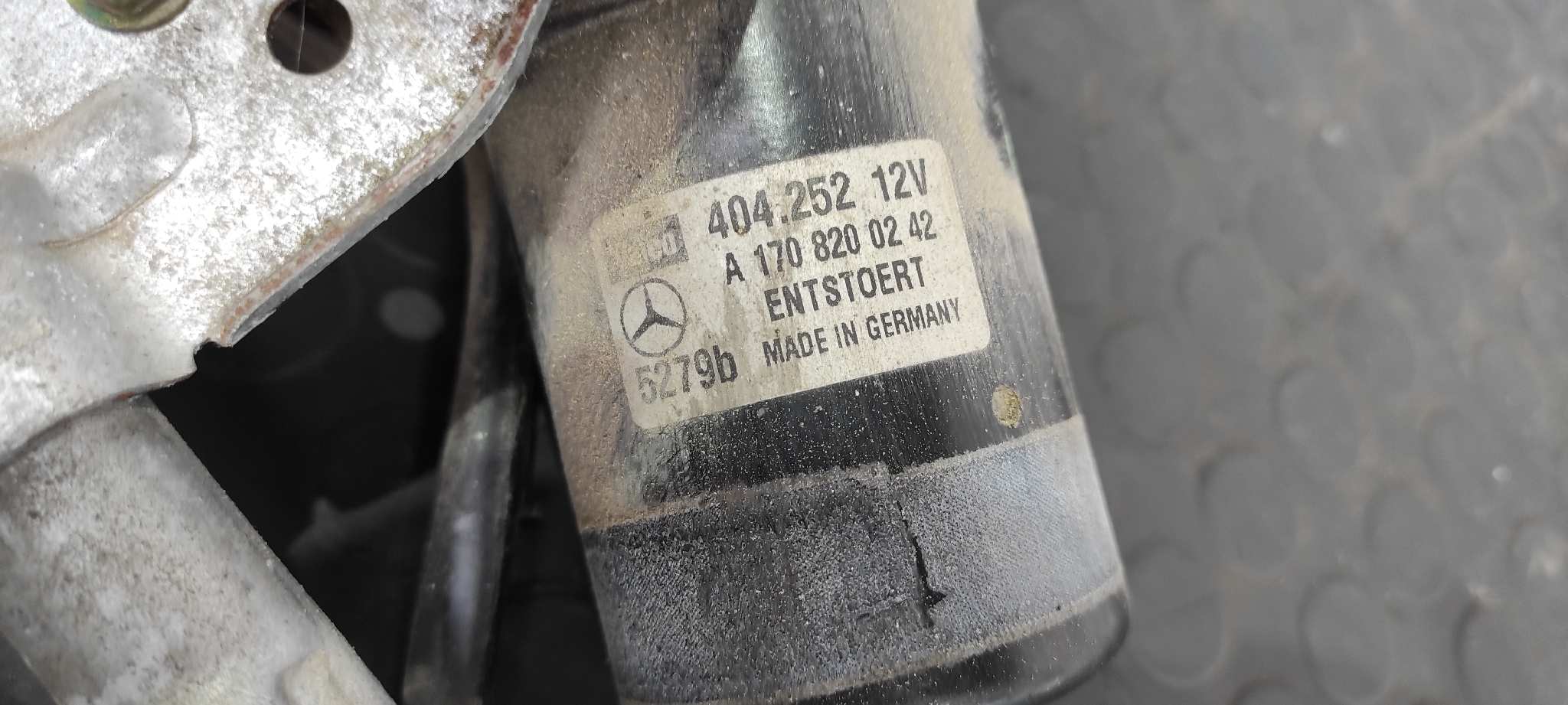 MOTOR LIMPIA DELANTERO MERCEDES-BENZ CLASE SLK (W170) ROADSTER - vista 3