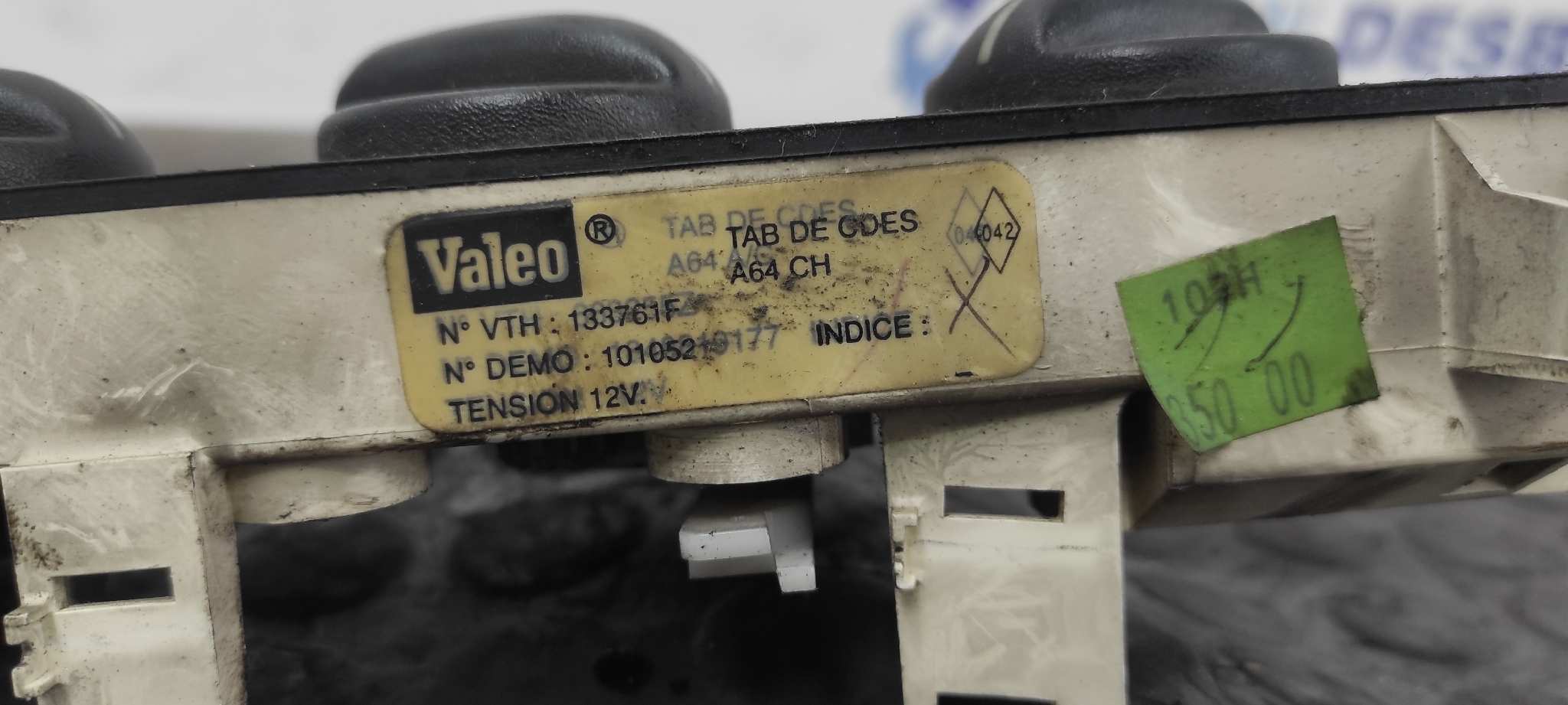 MANDO CALEFACCION / AIRE ACONDICIONADO RENAULT MASTER DOBLE CABINE, CAJA ABIERTA/CHASIS - vista 8