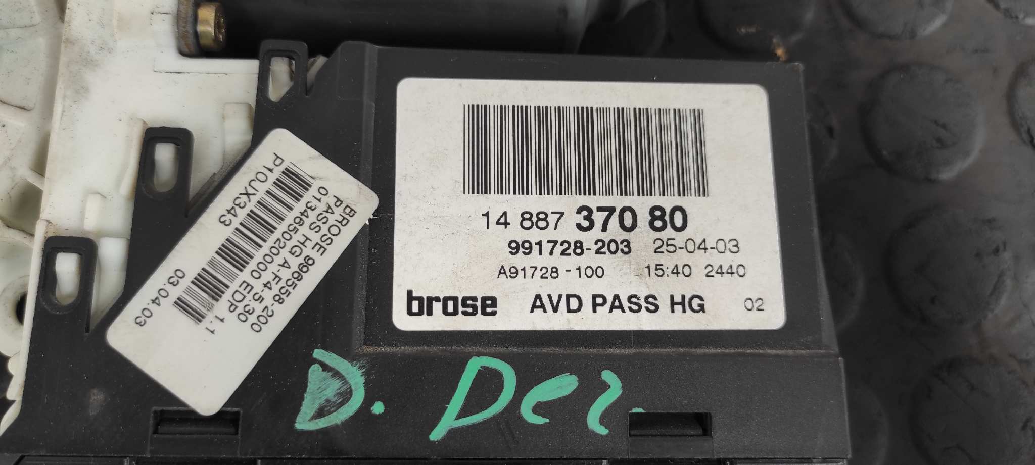 ELEVALUNAS DELANTERO DERECHO CITROEN C8 - vista 9