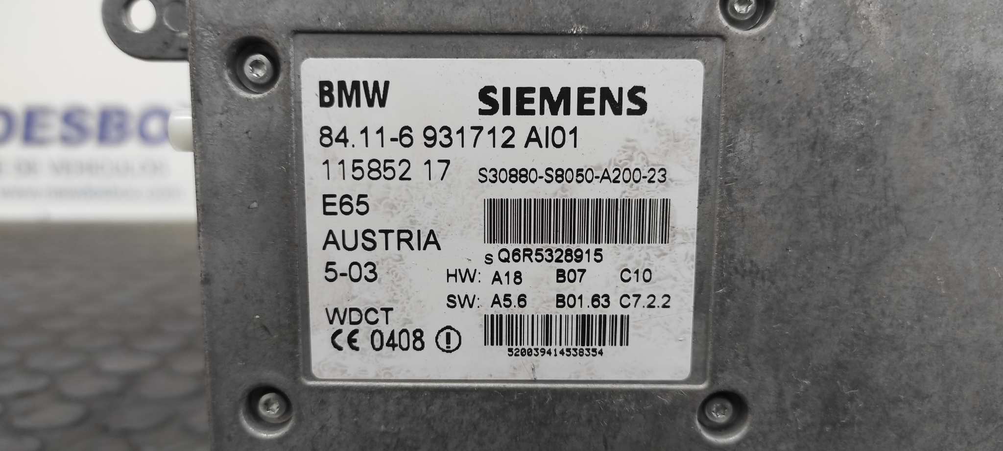 MODULO ELECTRONICO BMW SERIE 7 (E65/E66) - vista 5