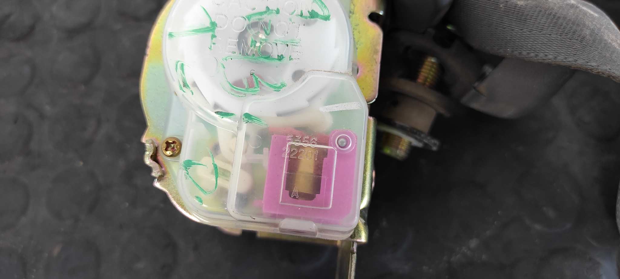 CINTURON TRASERO DERECHO FORD RANGER (ER) - vista 3