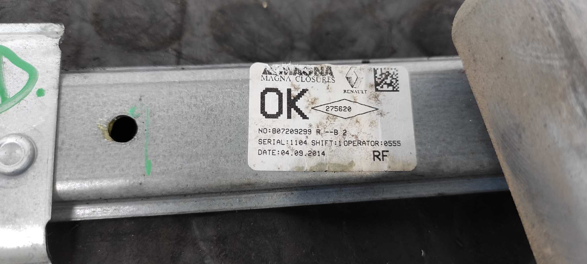 ELEVALUNAS DELANTERO DERECHO DACIA SANDERO - vista 2