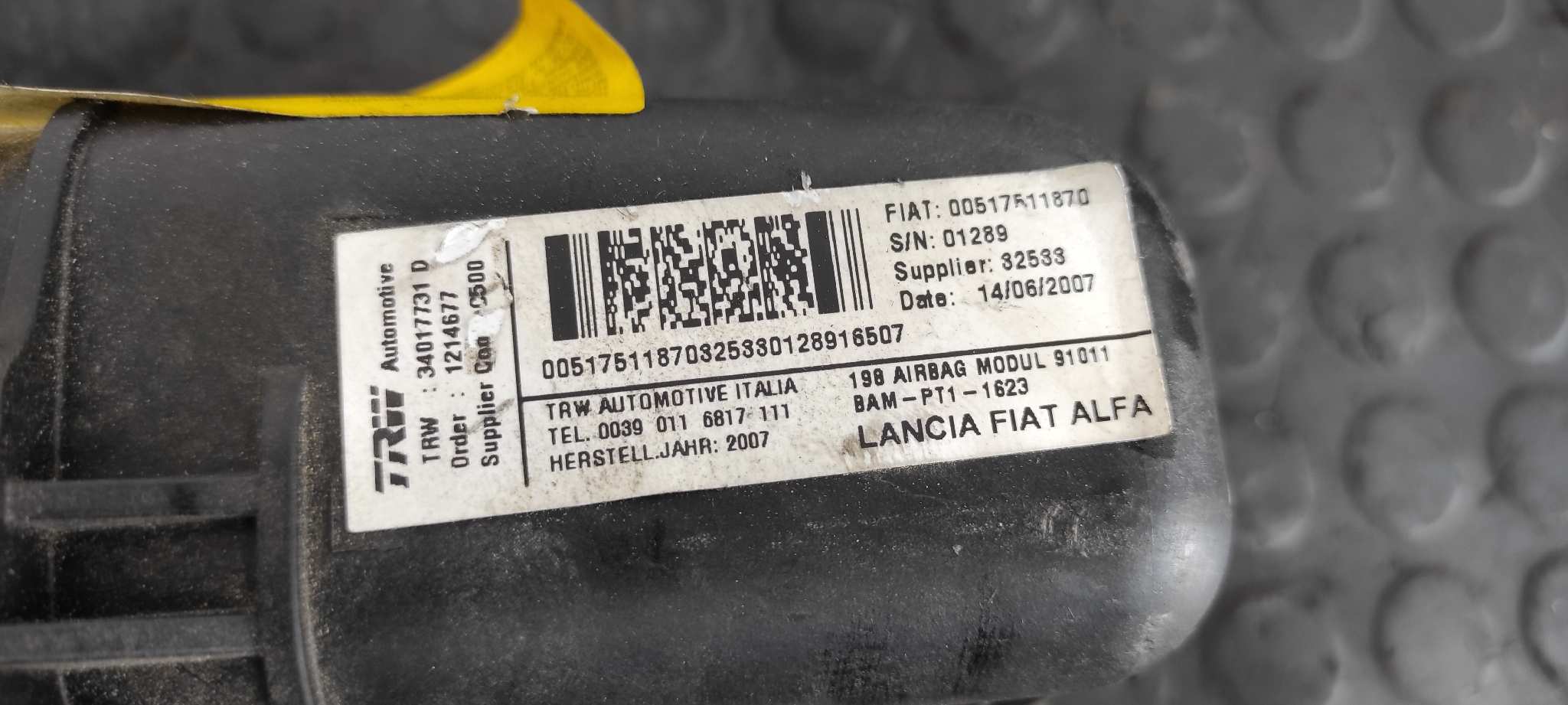 AIRBAG DELANTERO DERECHO FIAT BRAVO (198) - vista 4