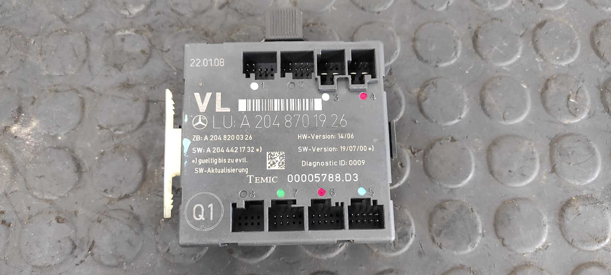 CENTRALITA CIERRE MERCEDES-BENZ CLASE C (W204) BERLINA