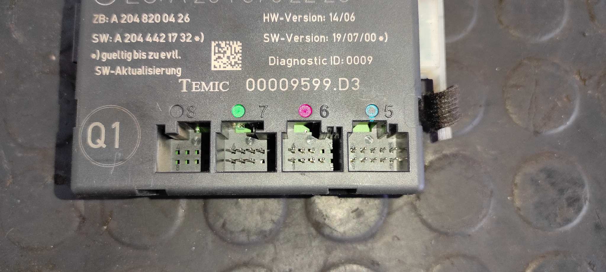 CENTRALITA CIERRE MERCEDES-BENZ CLASE C (W204) BERLINA - vista 2