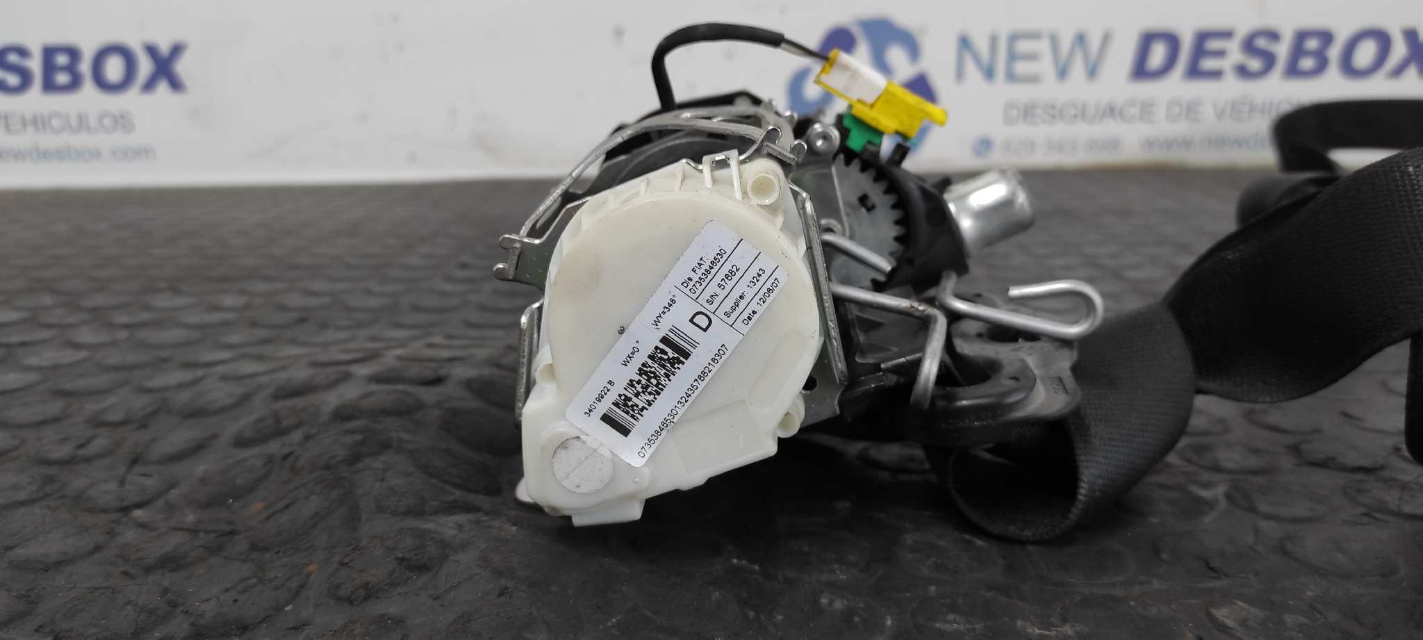 CINTURON DELANTERO DERECHO FIAT BRAVO (198) - vista 2