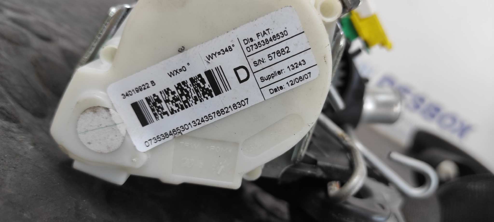 CINTURON DELANTERO DERECHO FIAT BRAVO (198) - vista 6