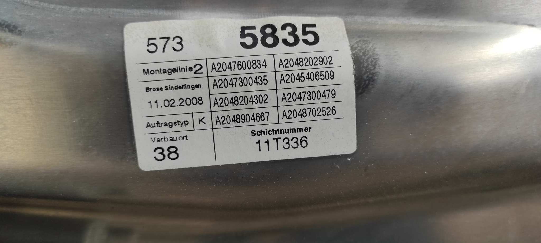 ELEVALUNAS TRASERO DERECHO MERCEDES-BENZ CLASE C (W204) BERLINA - vista 5