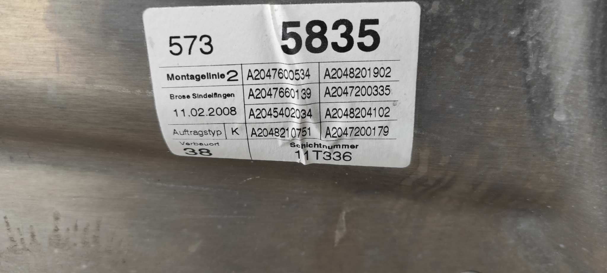 ELEVALUNAS DELANTERO IZQUIERDO MERCEDES-BENZ CLASE C (W204) BERLINA - vista 5