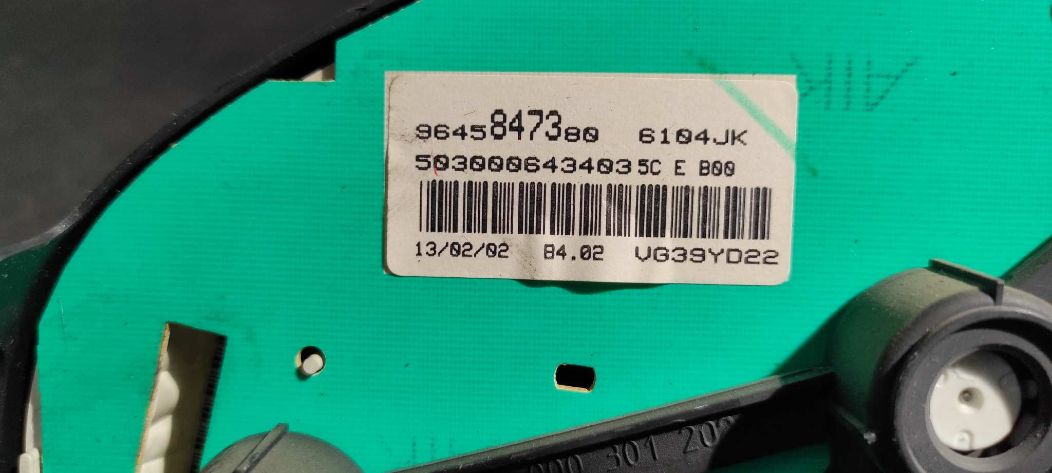 CUADRO INSTRUMENTOS PEUGEOT 206 BERLINA - vista 2