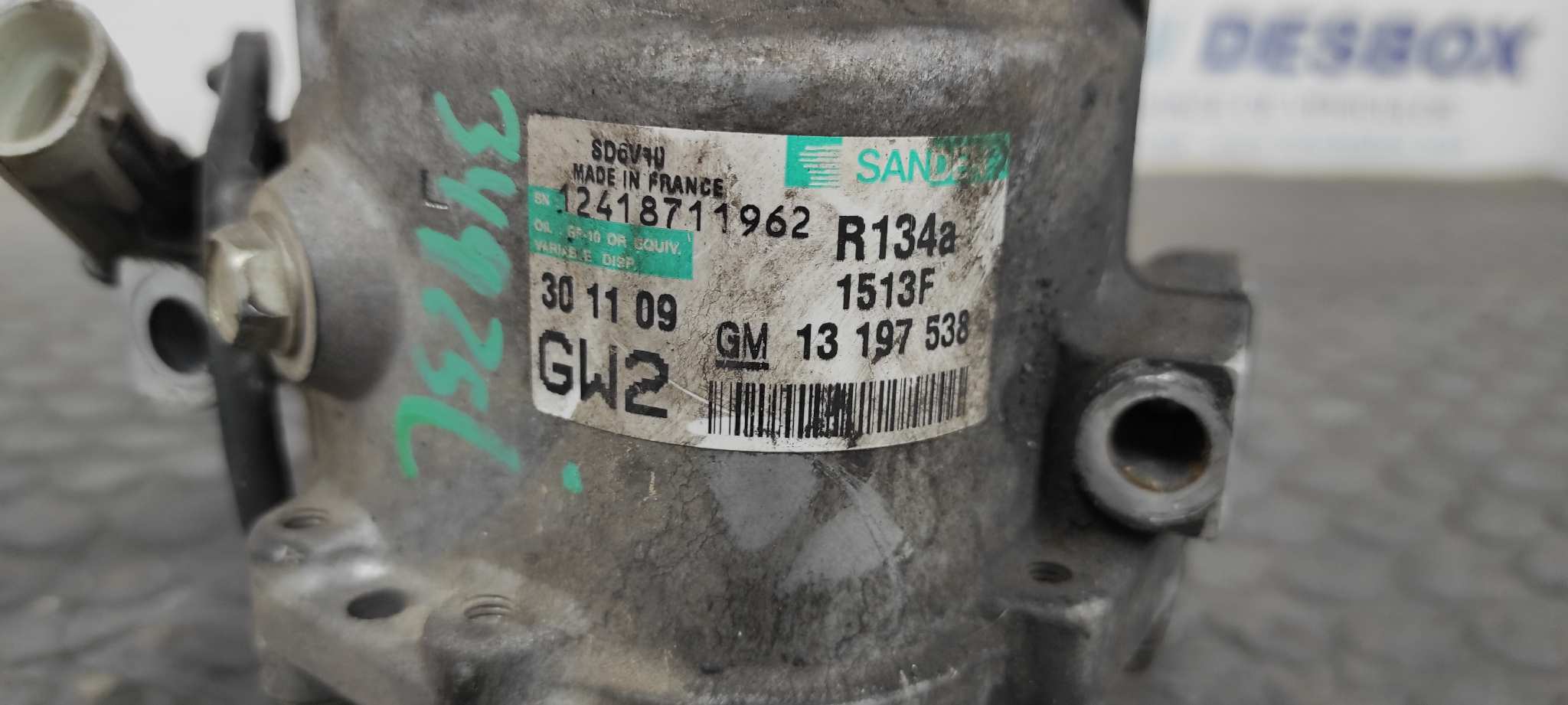 COMPRESOR AIRE ACONDICIONADO OPEL MERIVA - vista 6