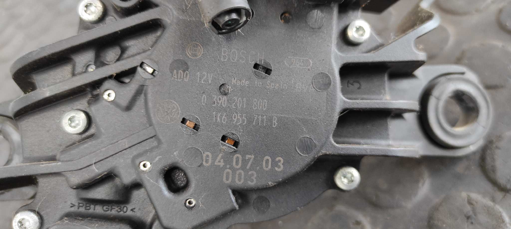 MOTOR LIMPIA TRASERO VOLKSWAGEN GOLF V BERLINA (1K1) - vista 4