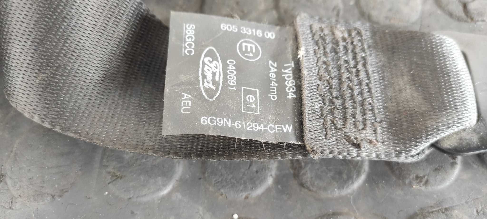 CINTURON DELANTERO DERECHO FORD S-MAX (CA1) - vista 5