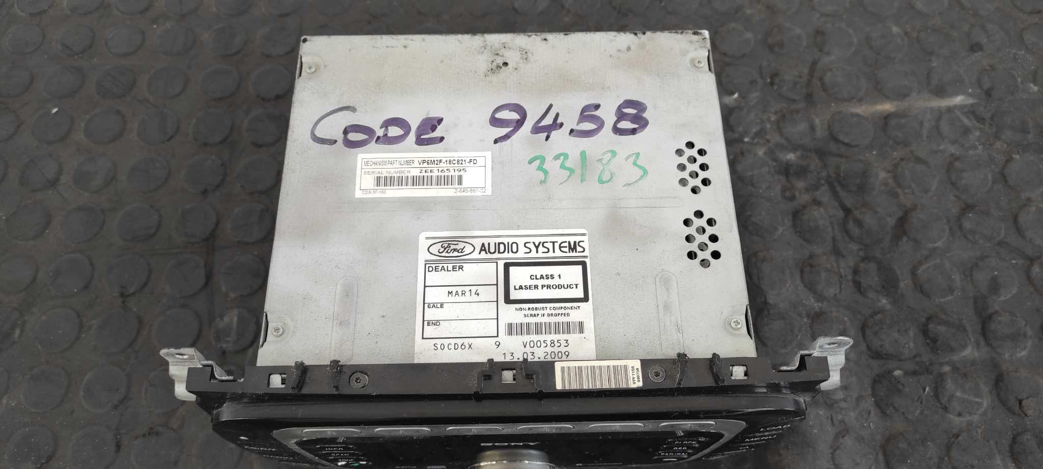 SISTEMA AUDIO / RADIO CD FORD S-MAX (CA1) - vista 8