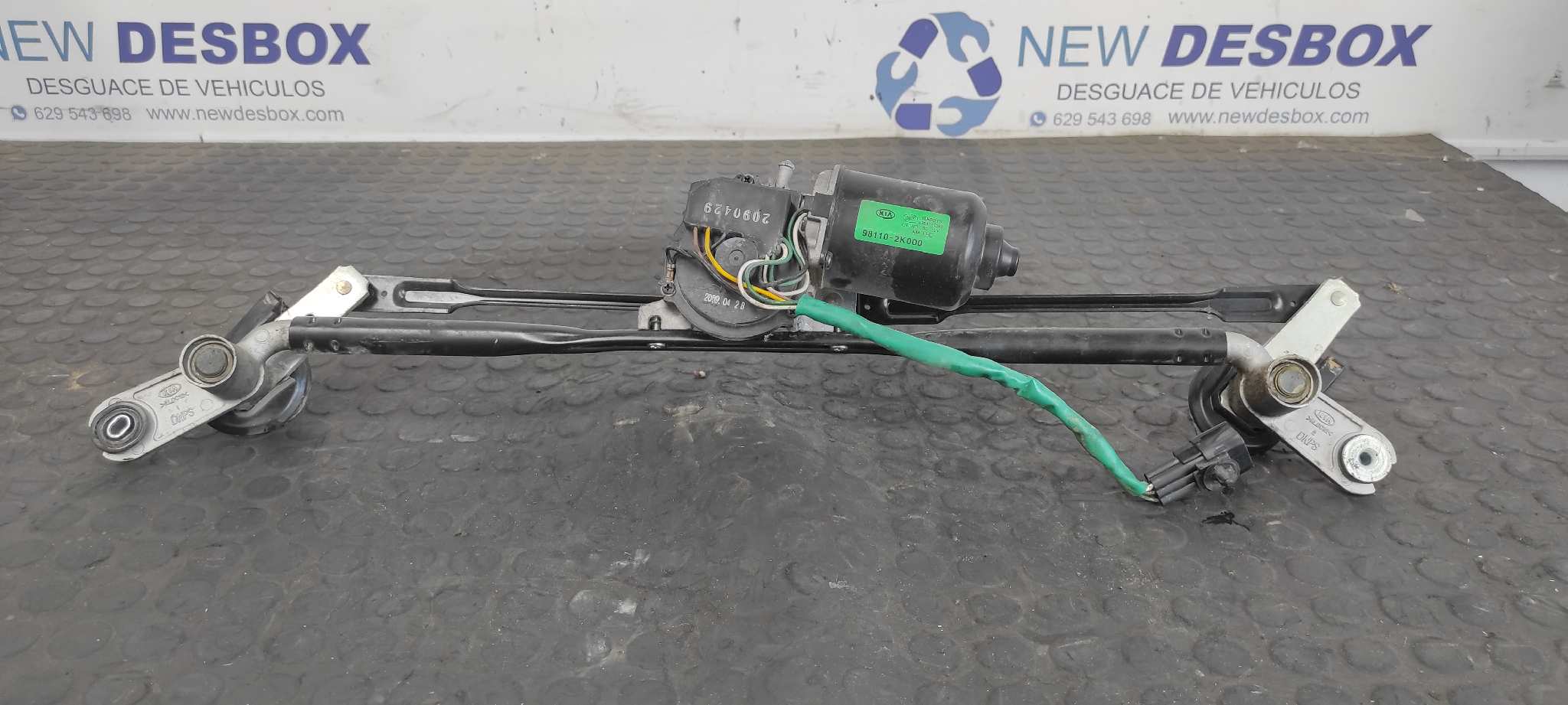 MOTOR LIMPIA DELANTERO KIA SOUL - vista 2