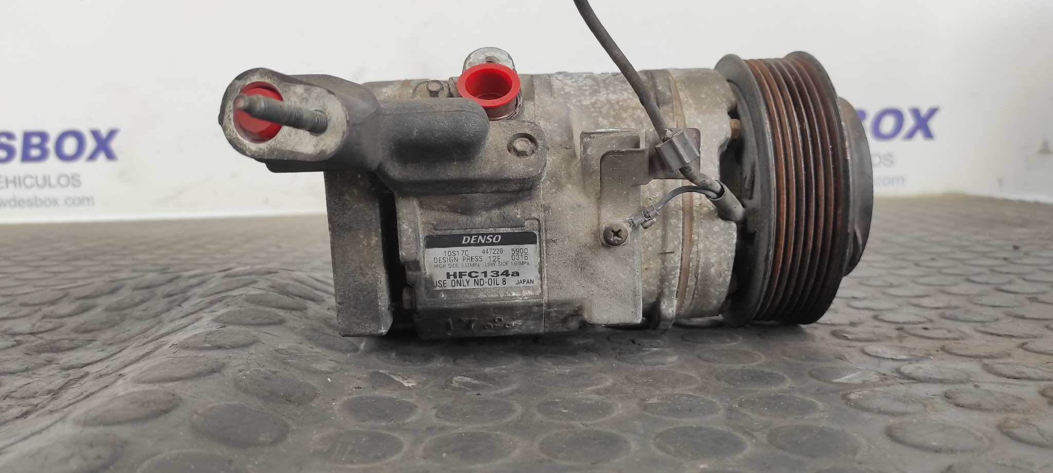 COMPRESOR AIRE ACONDICIONADO HONDA ACCORD BERLINA (CL/CN) - vista 8