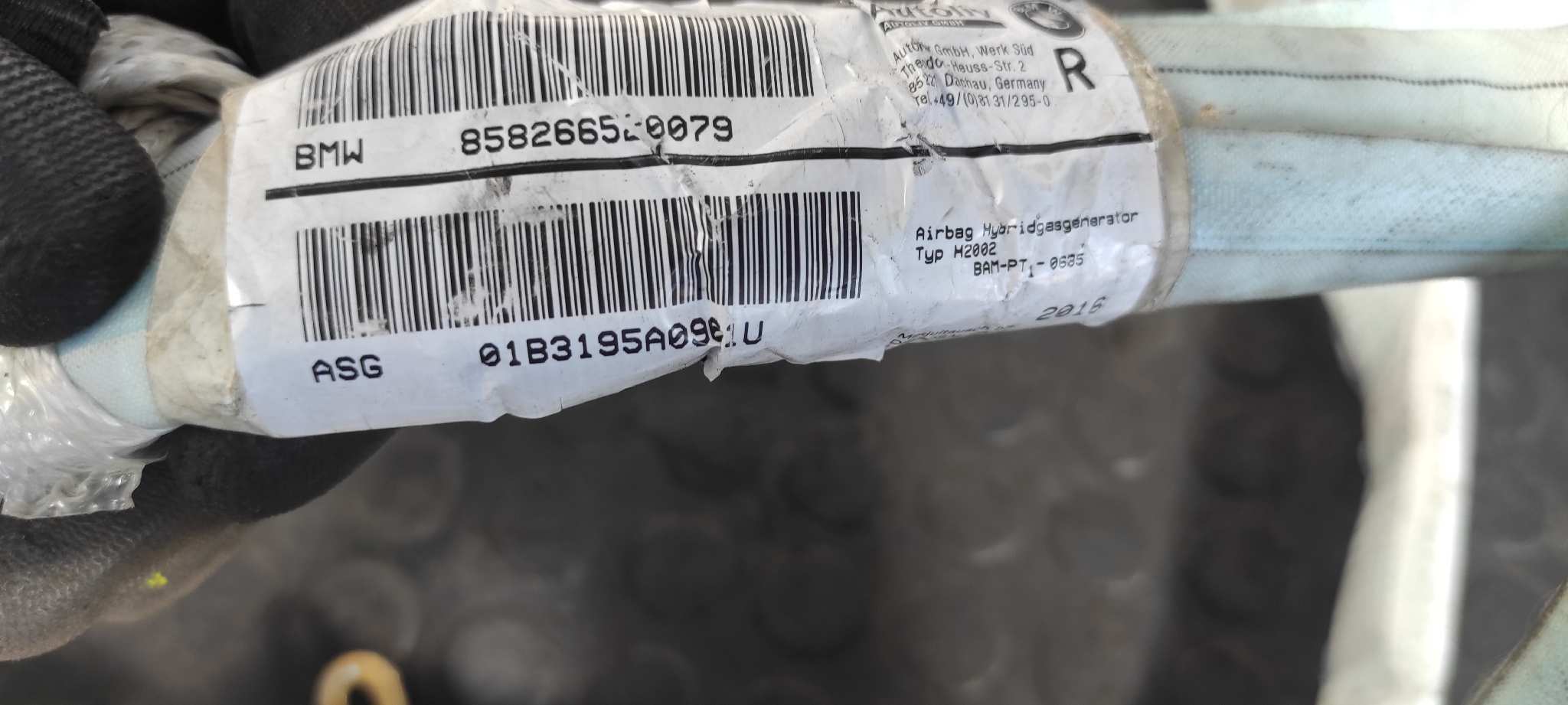AIRBAG CORTINA DELANTERO DERECHO BMW SERIE 3 COMPACT (E46) - vista 3
