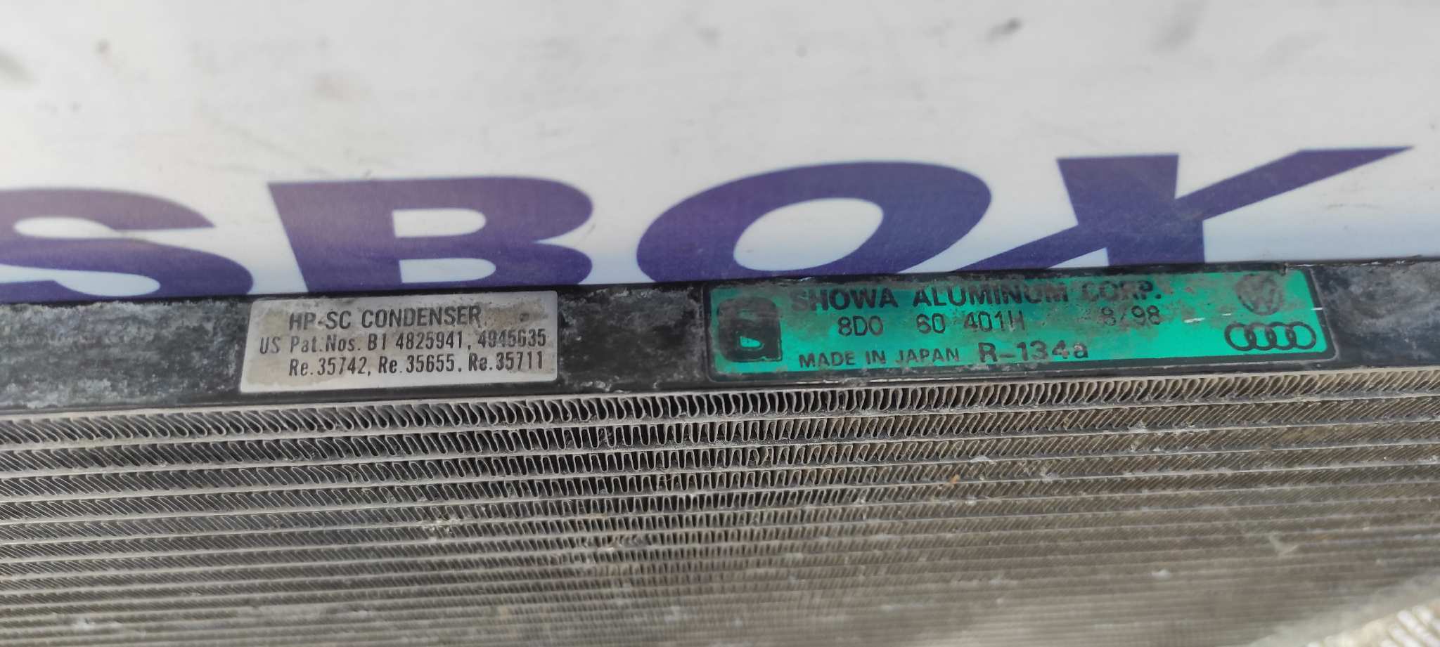 CONDENSADOR / RADIADOR  AIRE ACONDICIONADO VOLKSWAGEN PASSAT BERLINA (3B2) - vista 3