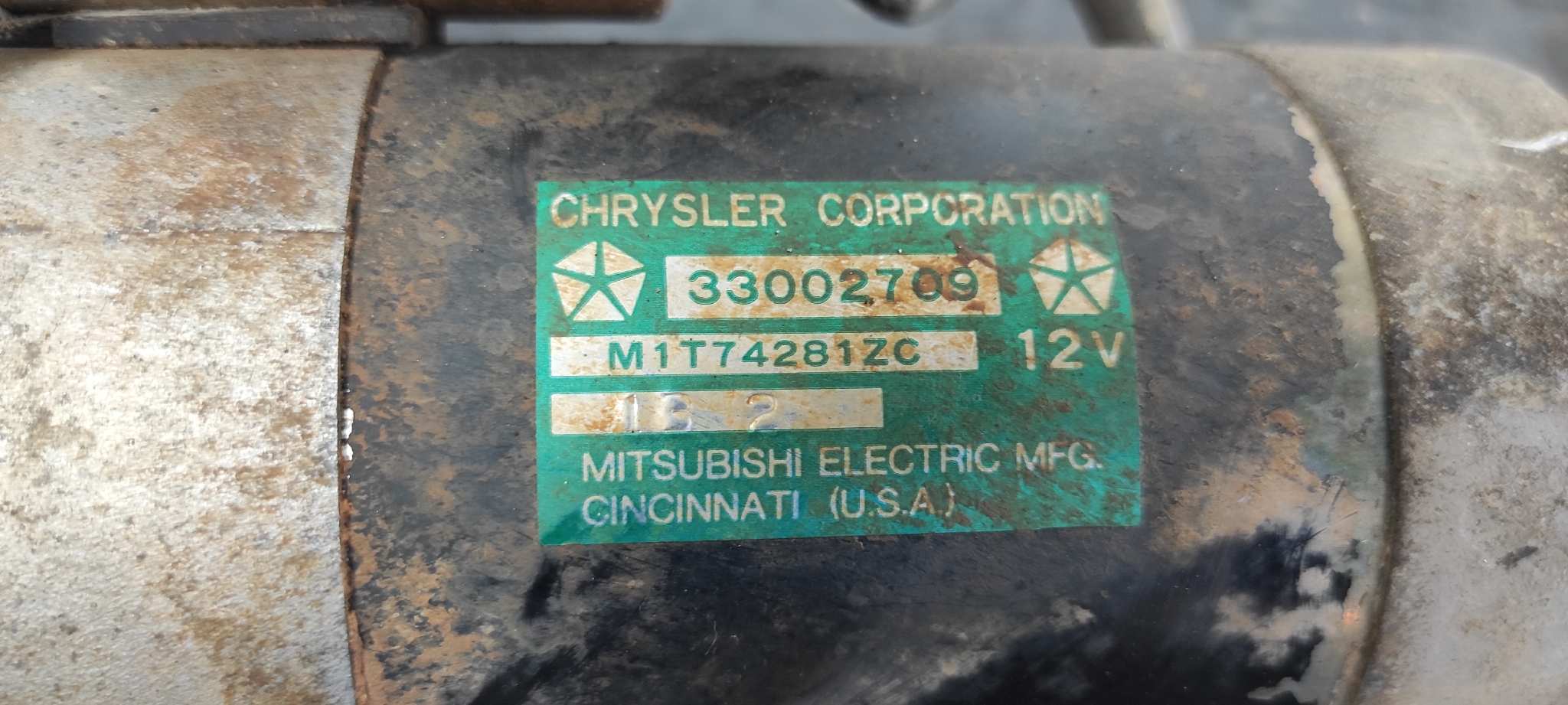 MOTOR ARRANQUE CHRYSLER JEEP CHEROKEE (J) - vista 4