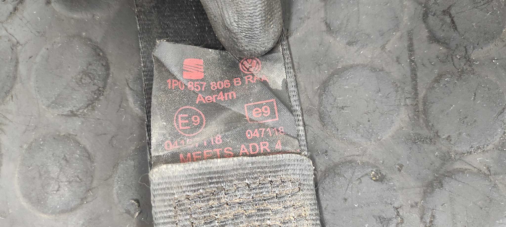 CINTURON TRASERO DERECHO SEAT LEON (1P1) - vista 7