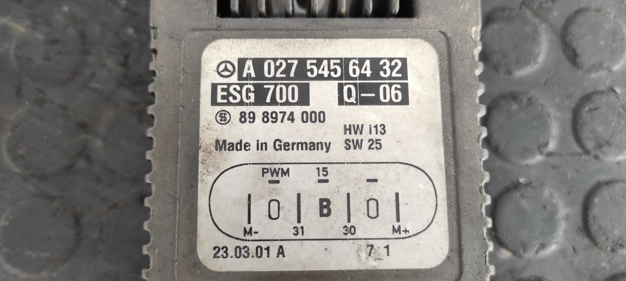 MODULO ELECTRONICO MERCEDES-BENZ CLASE CL (W215) COUPE - vista 4