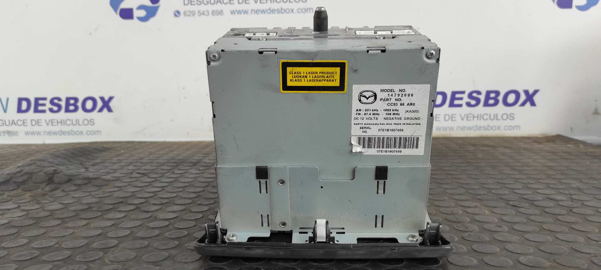 SISTEMA AUDIO / RADIO CD MAZDA 5 BERL. (CR) - vista 3