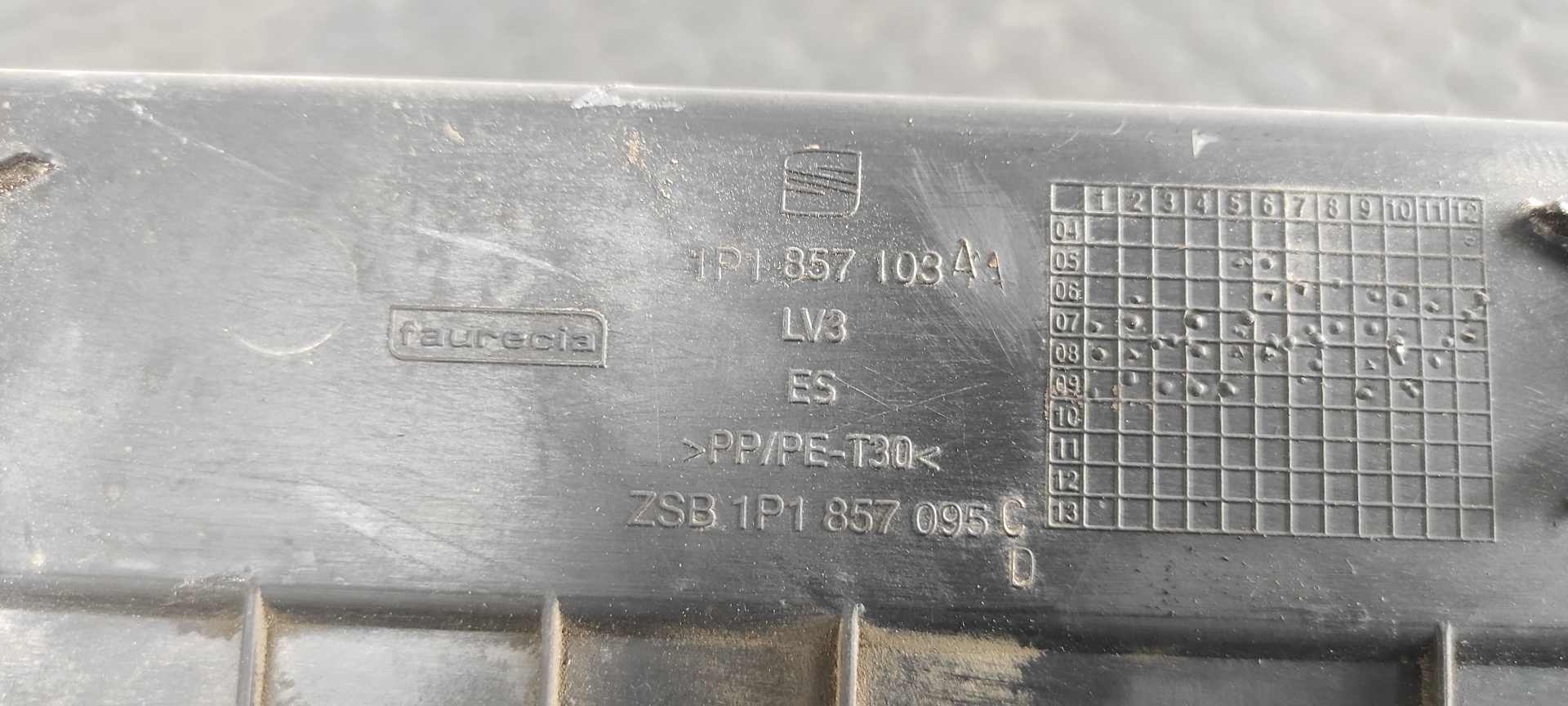 GUANTERA SEAT LEON (1P1) - vista 7