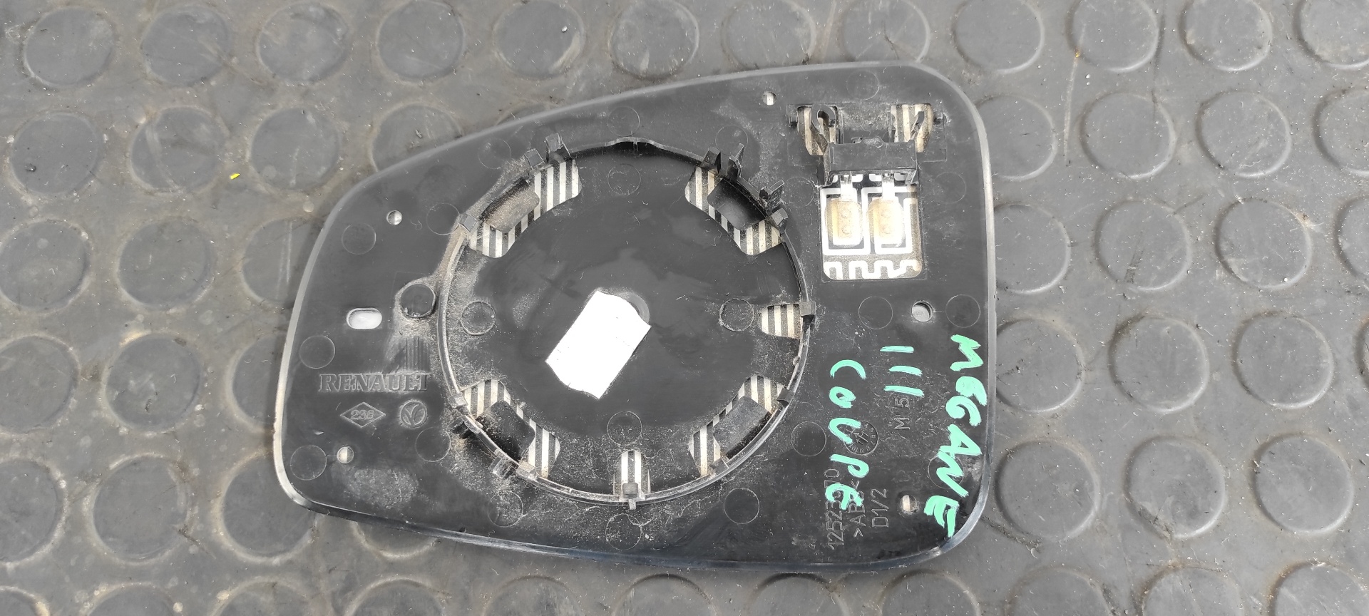 CRISTAL RETROVISOR DERECHO RENAULT MEGANE III BERLINA 5 P - vista 3