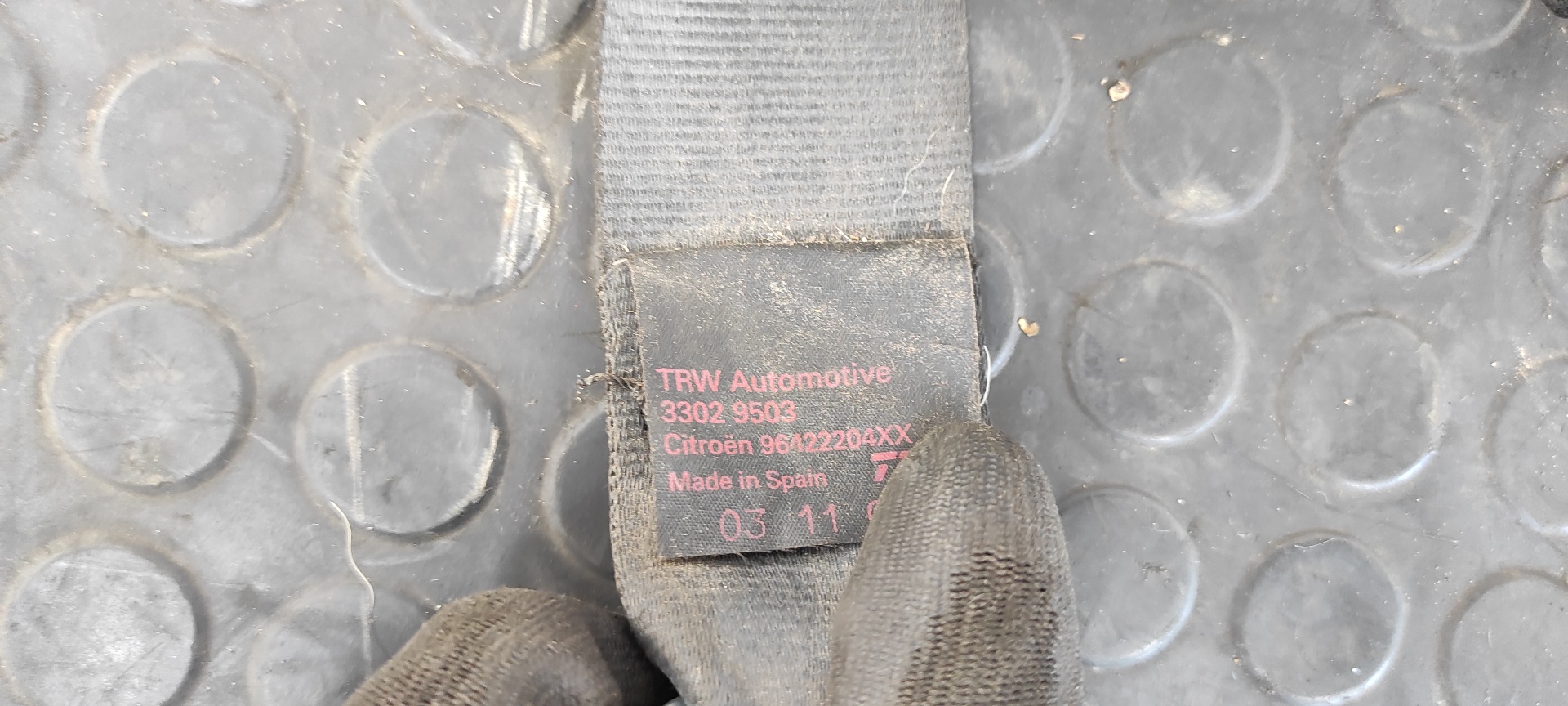 CINTURON TRASERO IZQUIERDO CITROEN C2 - vista 4